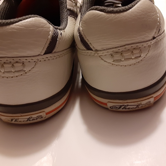 Skechers Shoes/Sneakers (SN 63701) Preowned Excellent Cond Beige Clr Men's Sz 12 - Picture 11 of 12